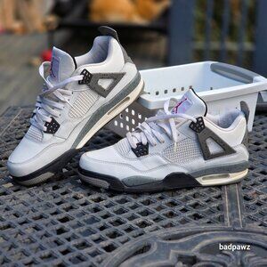 Men’s 12 Air Jordan 4 Retro OG 'White Cement'
